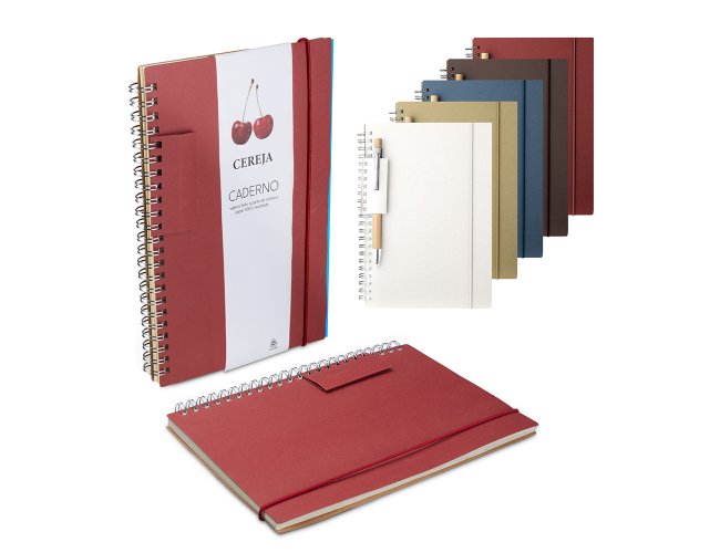 Caderno A5 Capa em Papel Reciclado (CAD008)