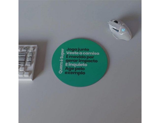 Mouse Pad Redondo Personalizado MPDRED