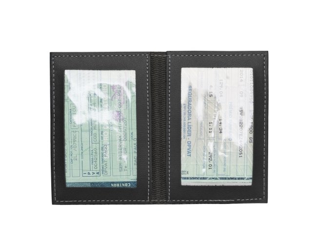 Porta-documento em Couro Sint�tico 13468